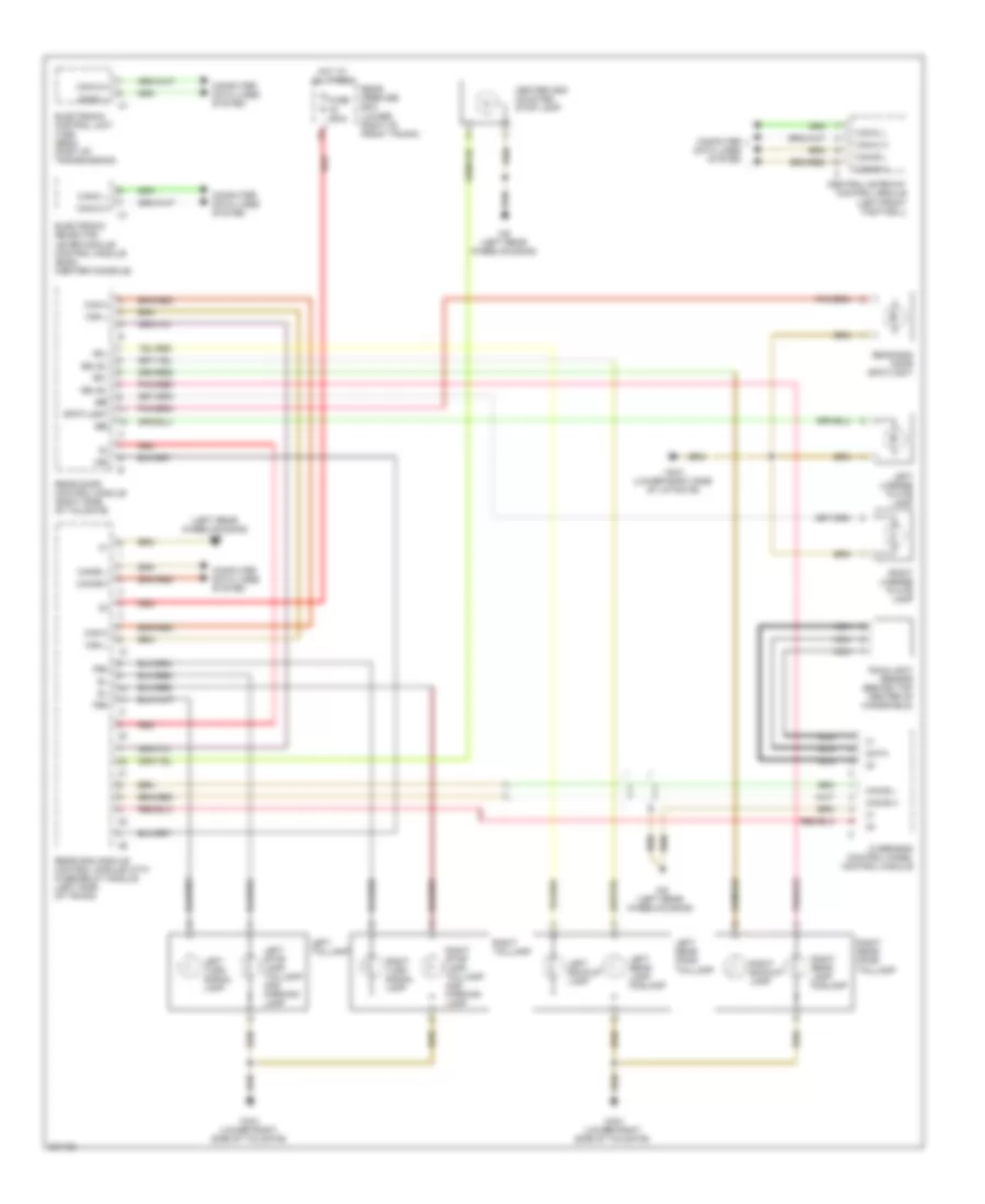 задняя Электросхема внешнего освещения, Универсал для Mercedes-Benz E320 4Matic 2004