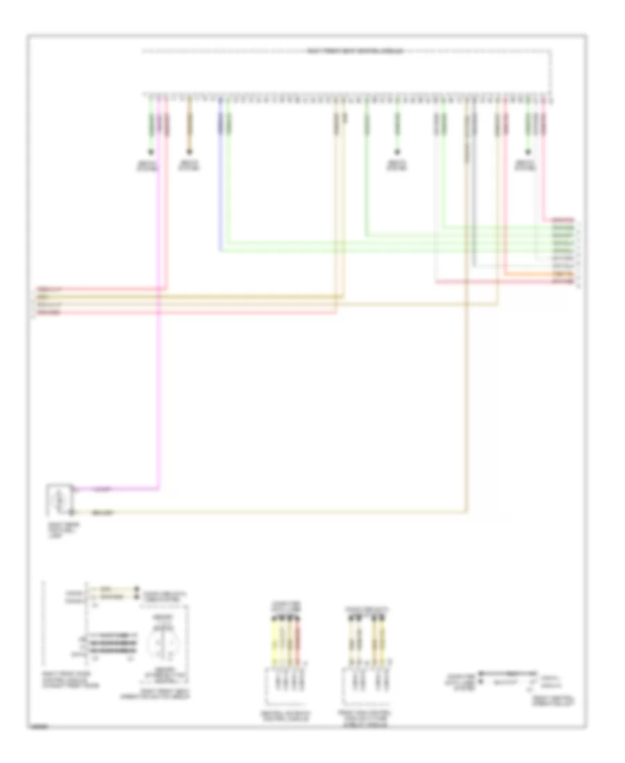 Passengers Memory Seat Wiring Diagram (3 of 4) for Mercedes-Benz S550 4Matic 2008