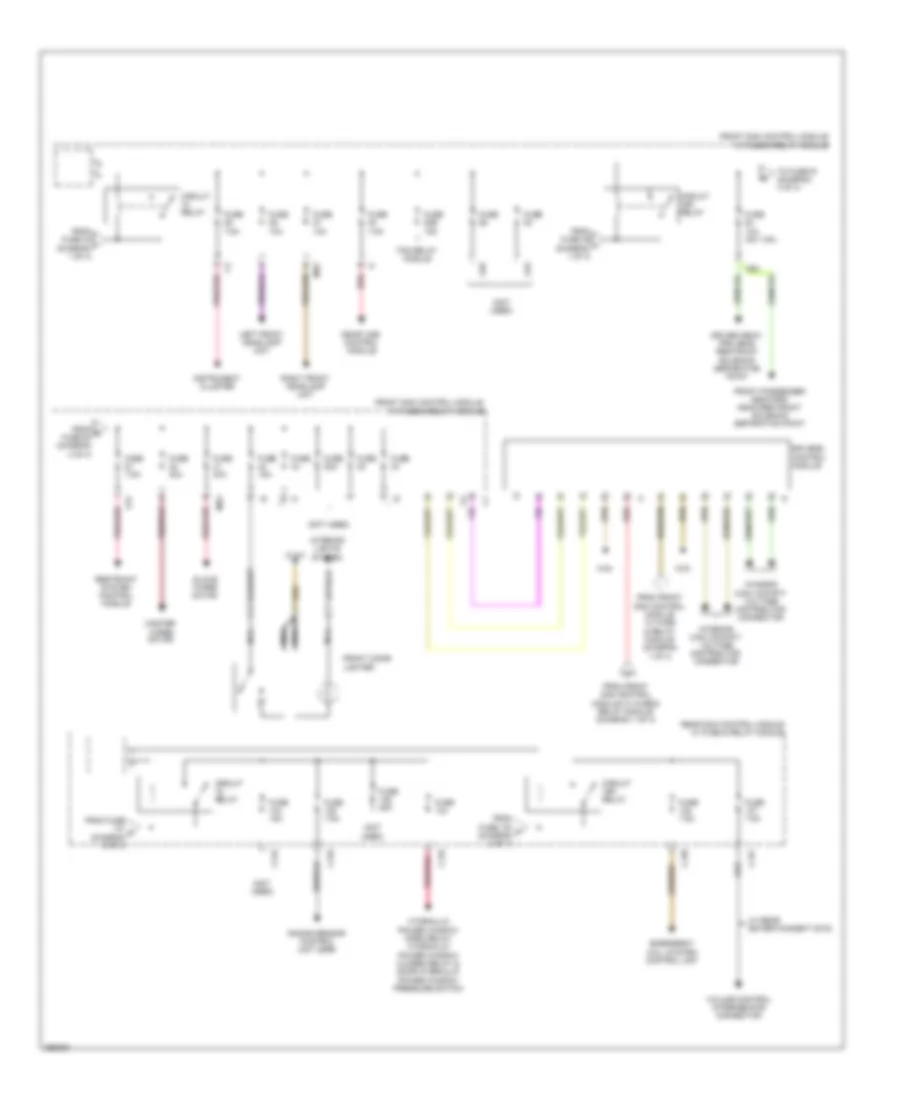 Power Distribution Wiring Diagram (4 of 4) for Mercedes-Benz S550 4Matic 2008