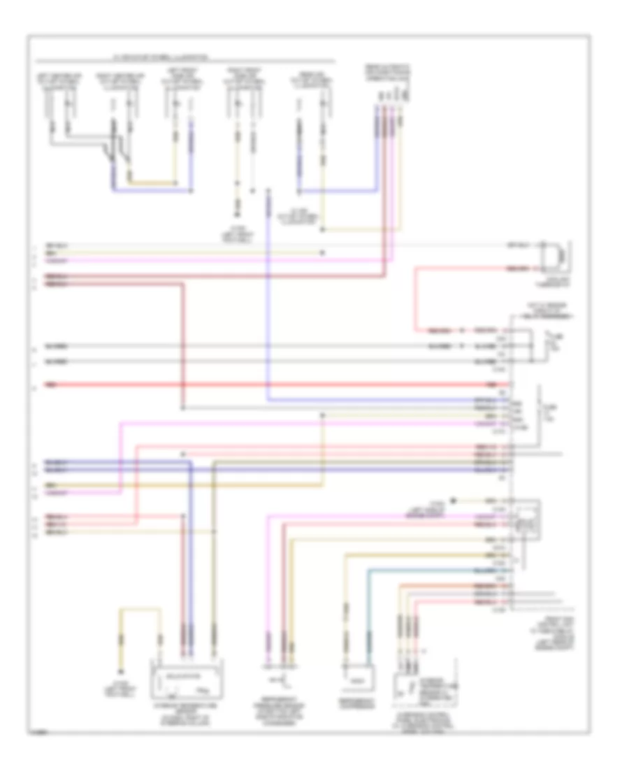 Automatic AC Wiring Diagram, without Thermotronic (2 of 2) for Mercedes-Benz C350 Sport 2010