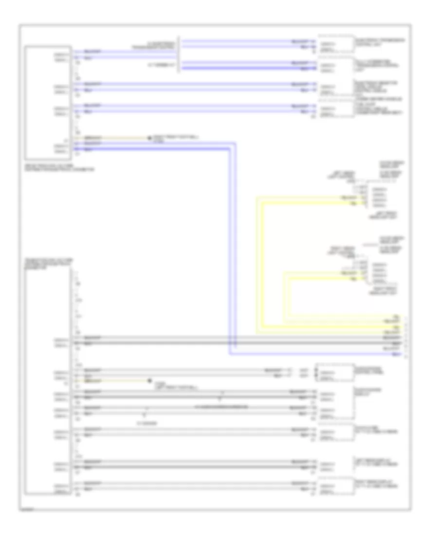 HighLow Bus Wiring Diagram (1 of 4) for Mercedes-Benz C350 Sport 2010