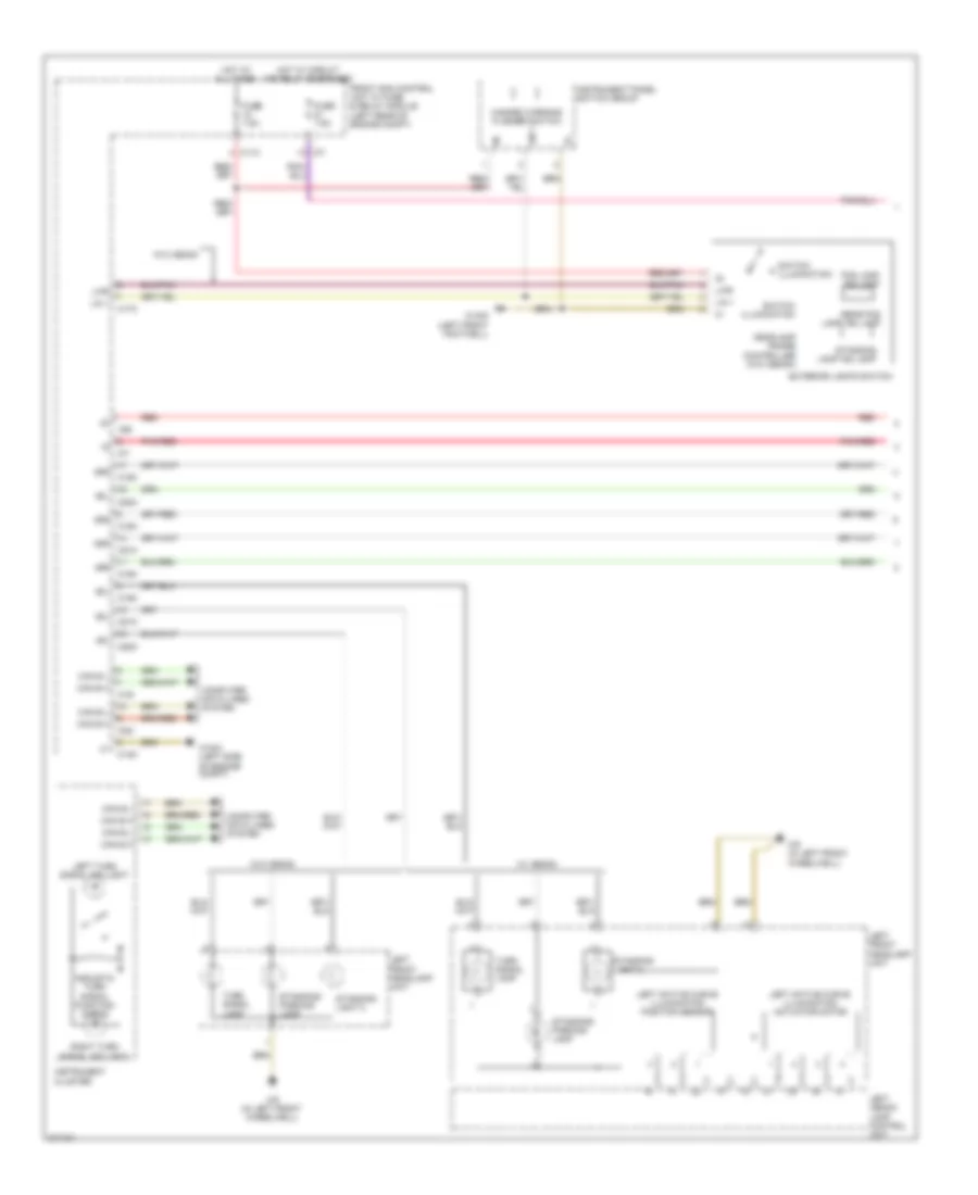 Exterior Lamps Wiring Diagram 1 of 3 for Mercedes Benz C350 Sport 2010