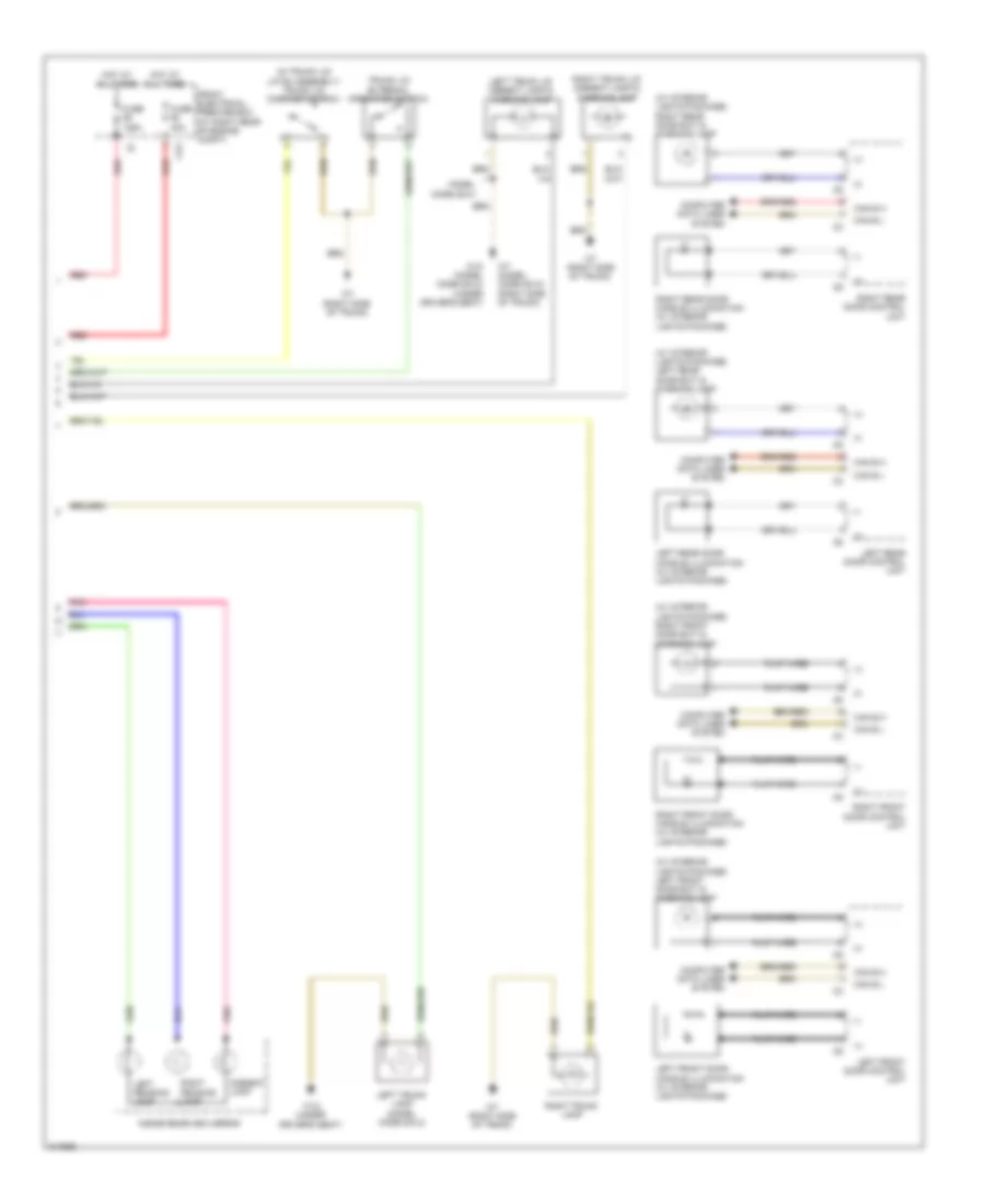 Courtesy Lamps Wiring Diagram 2 of 2 for Mercedes Benz C350 Sport 2010