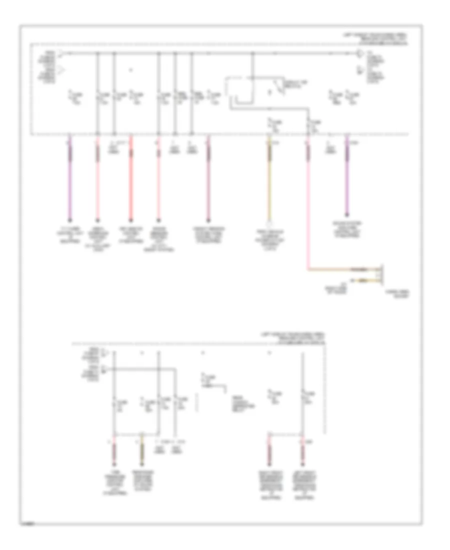 Power Distribution Wiring Diagram 3 of 5 for Mercedes Benz C350 Sport 2010