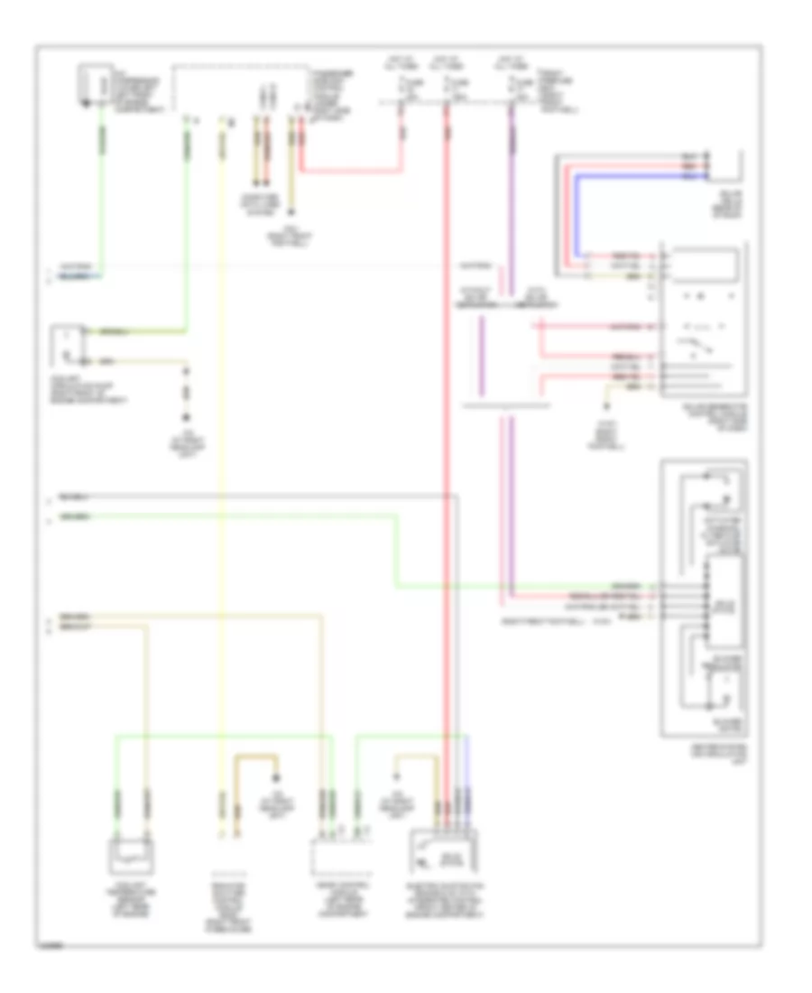Automatic A C Wiring Diagram 2 of 2 for Mercedes Benz E500 4Matic 2004