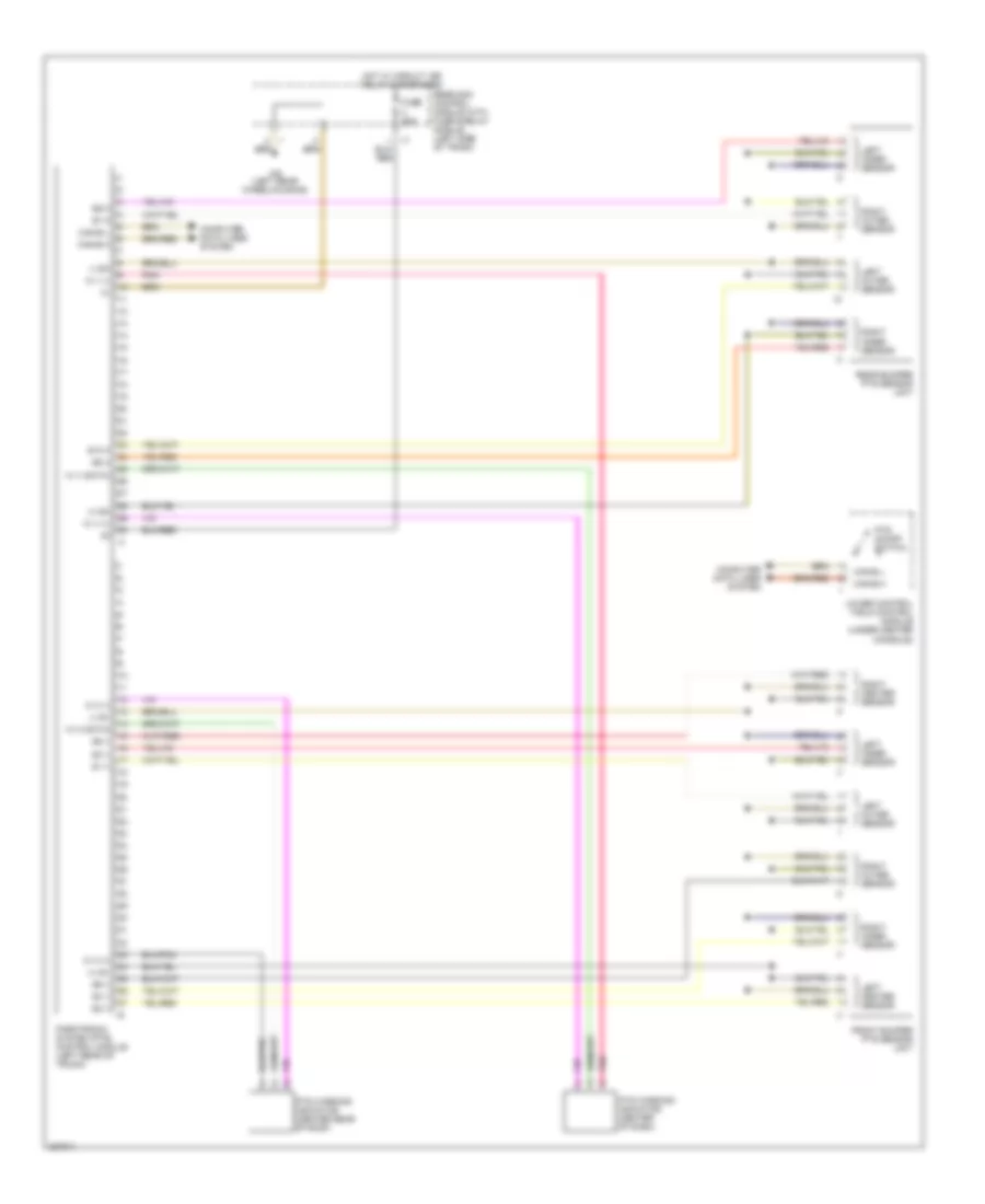 Parktronic Wiring Diagram for Mercedes Benz E500 4Matic 2004