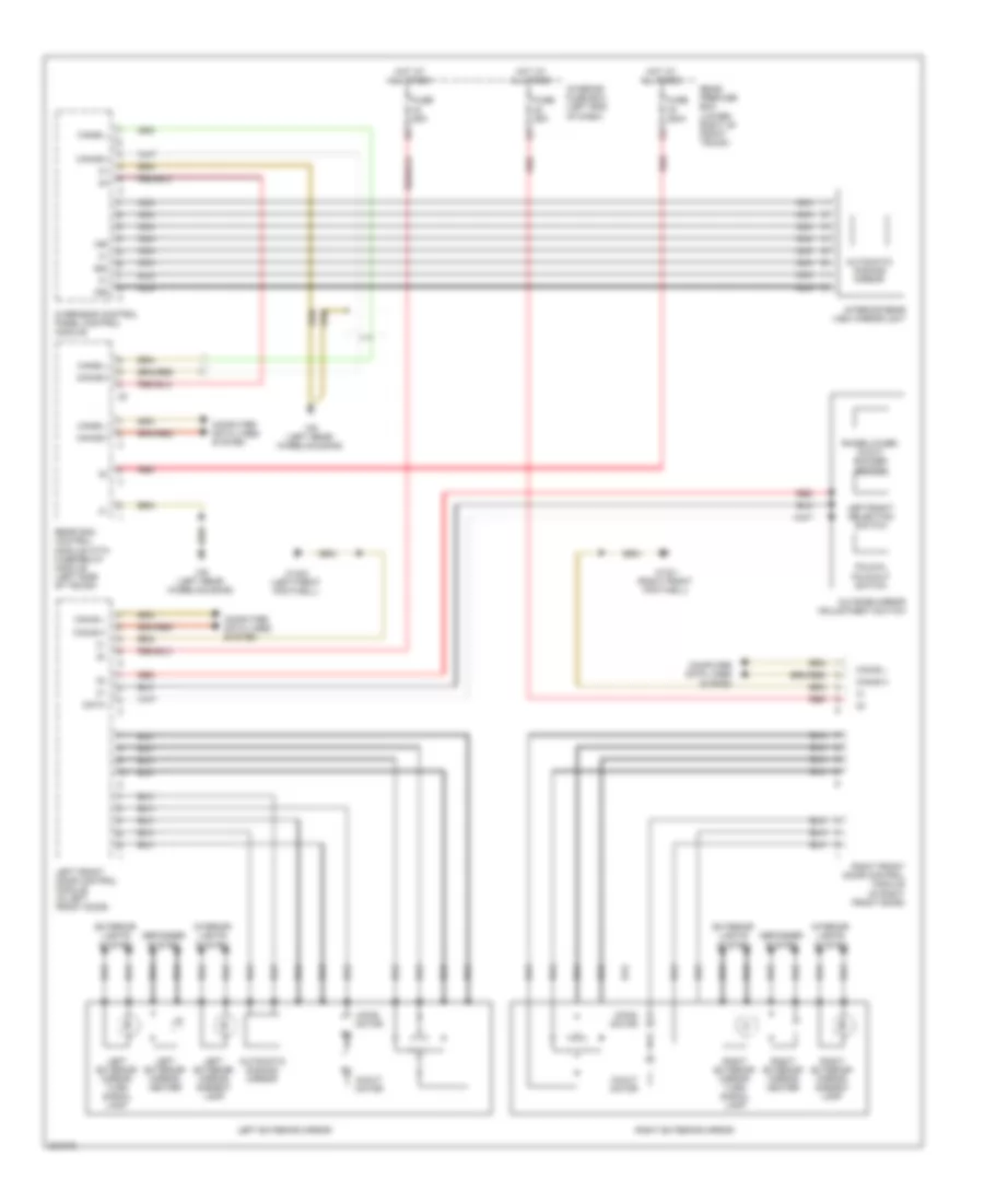 Power Mirrors Wiring Diagram for Mercedes Benz E500 4Matic 2004