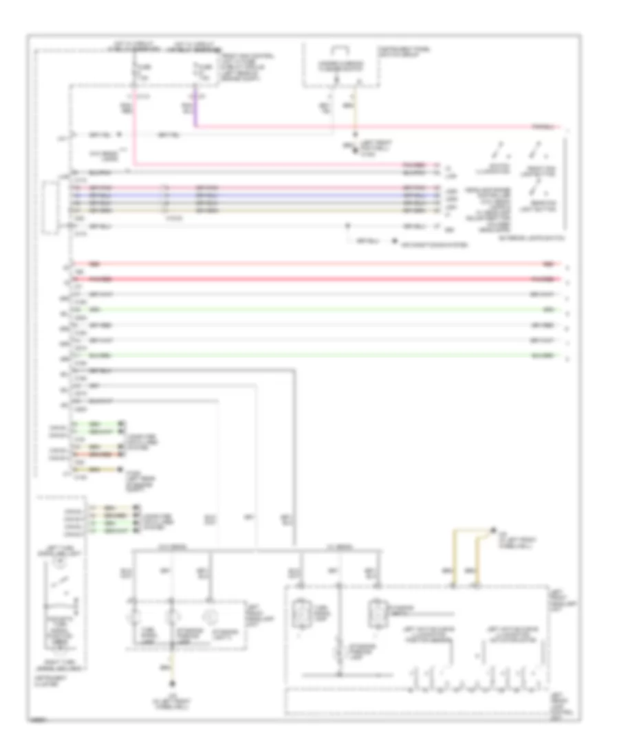 Exterior Lamps Wiring Diagram (1 of 3) for Mercedes-Benz C300 Luxury 4Matic 2011