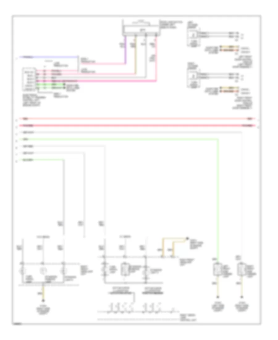 Exterior Lamps Wiring Diagram (2 of 3) for Mercedes-Benz C300 Luxury 4Matic 2011