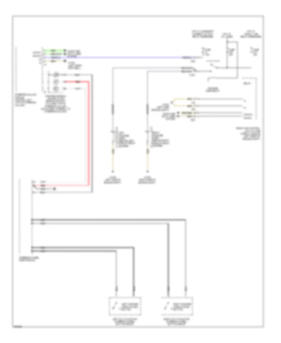 Horn Wiring Diagram for Mercedes-Benz C300 Luxury 4Matic 2011