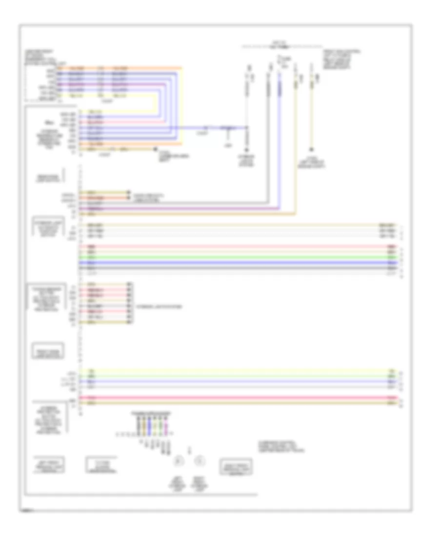 Overhead Console Wiring Diagram, with Sunroof (1 of 2) for Mercedes-Benz C300 Luxury 4Matic 2011