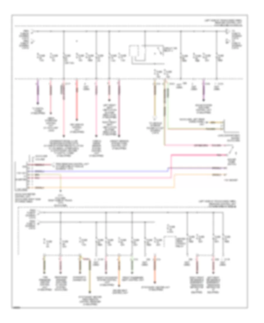 Power Distribution Wiring Diagram (3 of 5) for Mercedes-Benz C300 Luxury 4Matic 2011