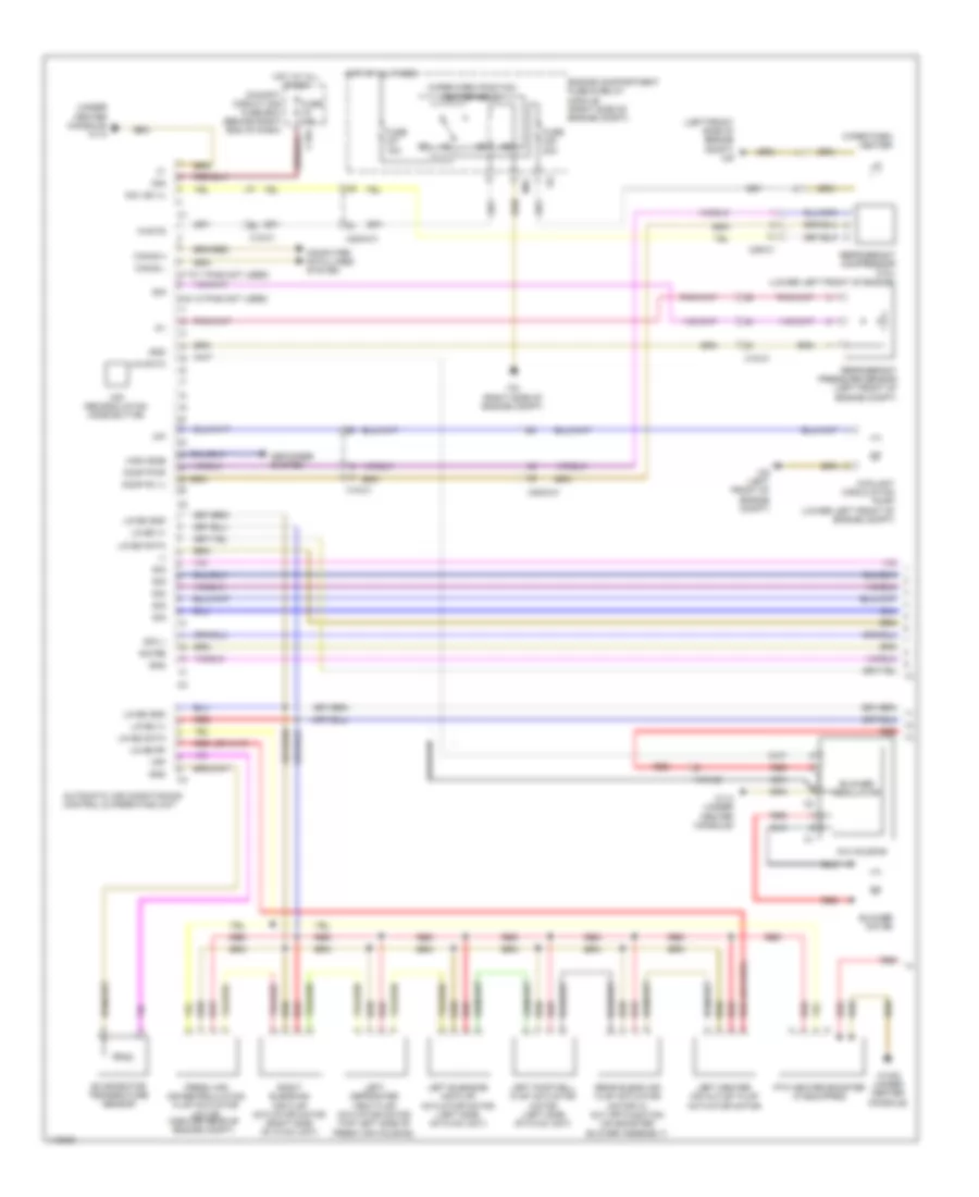 Automatic AC Wiring Diagram, without Thermotronic (1 of 2) for Mercedes-Benz ML350 4Matic 2014