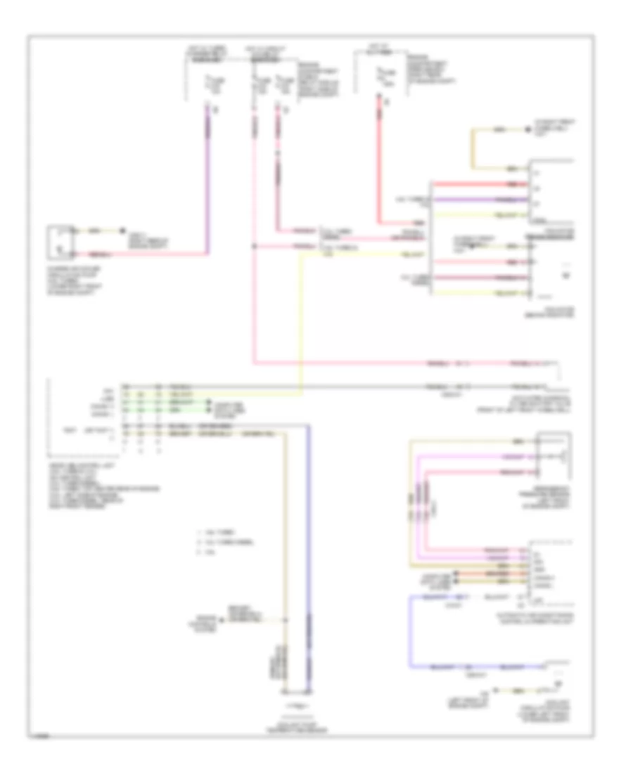 Cooling Fan Wiring Diagram for Mercedes Benz ML350 4Matic 2014