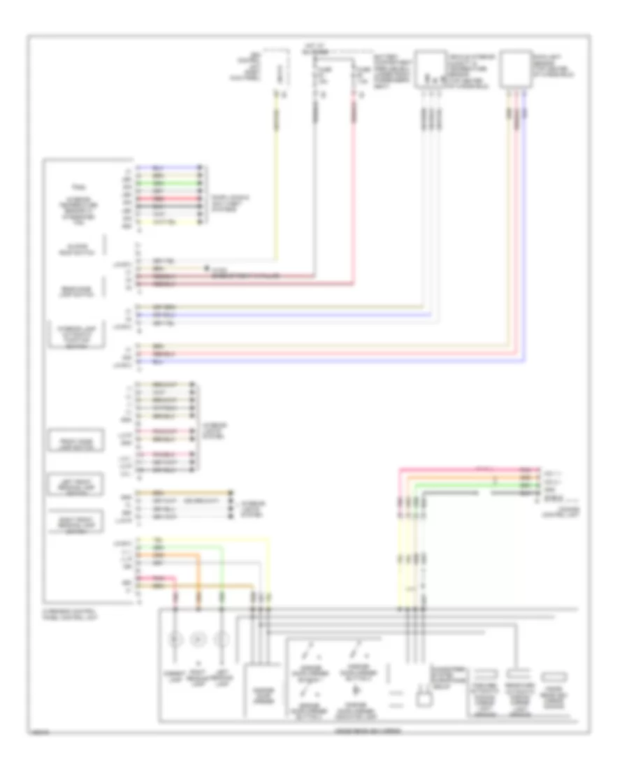Overhead Console Wiring Diagram for Mercedes-Benz ML350 4Matic 2014