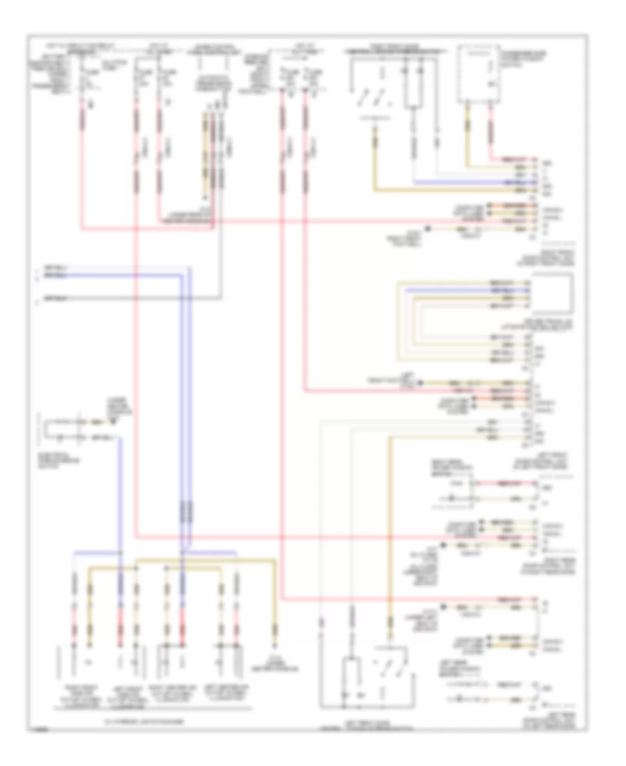 Instrument Illumination Wiring Diagram 2 of 2 for Mercedes Benz ML350 4Matic 2014
