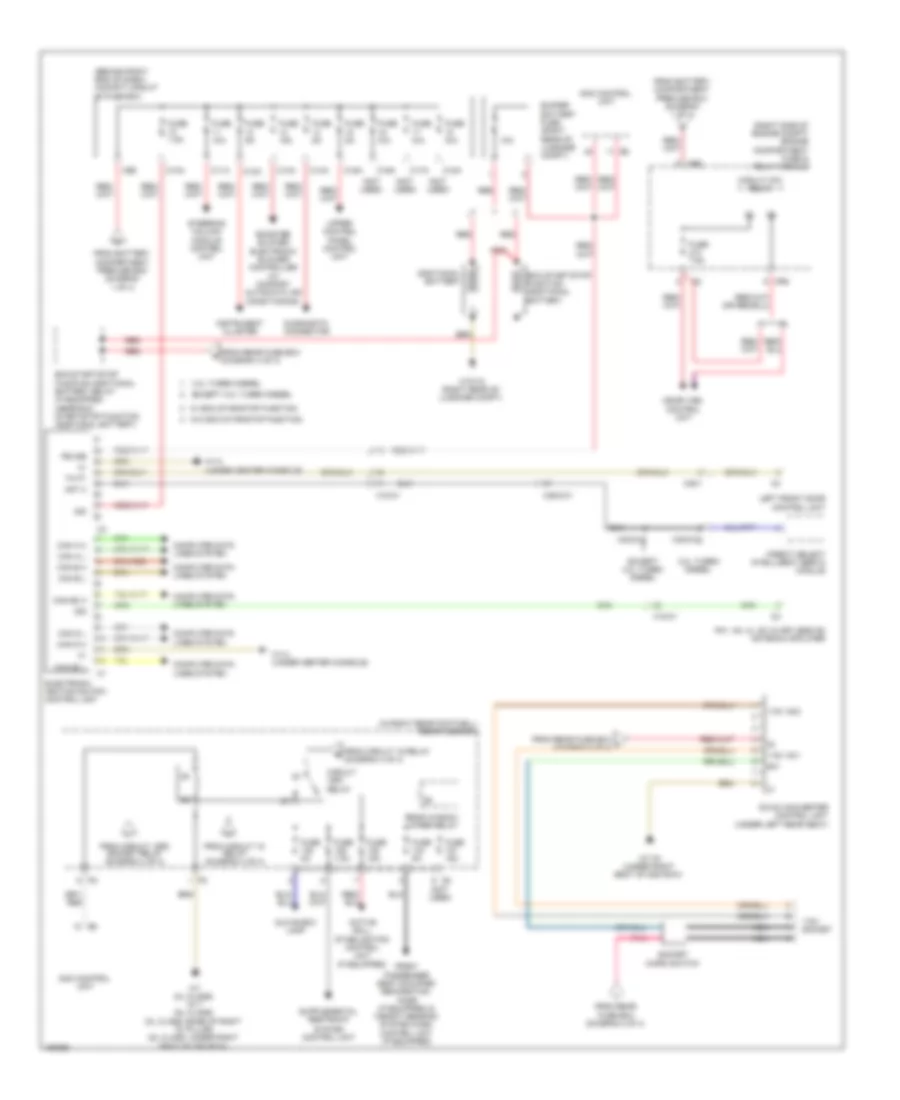 Power Distribution Wiring Diagram (2 of 4) for Mercedes-Benz ML350 4Matic 2014