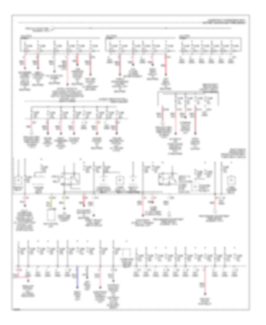 Power Distribution Wiring Diagram 3 of 4 for Mercedes Benz ML350 4Matic 2014