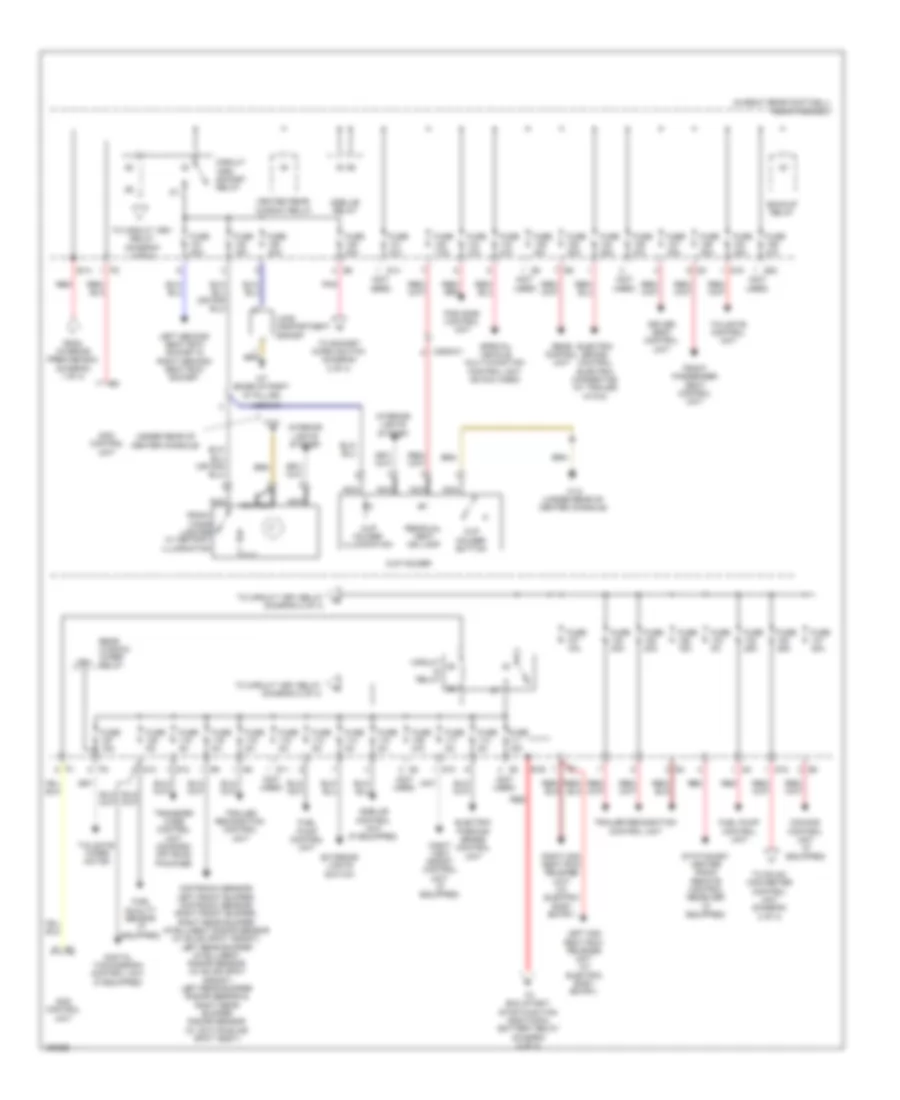 Power Distribution Wiring Diagram (4 of 4) for Mercedes-Benz ML350 4Matic 2014