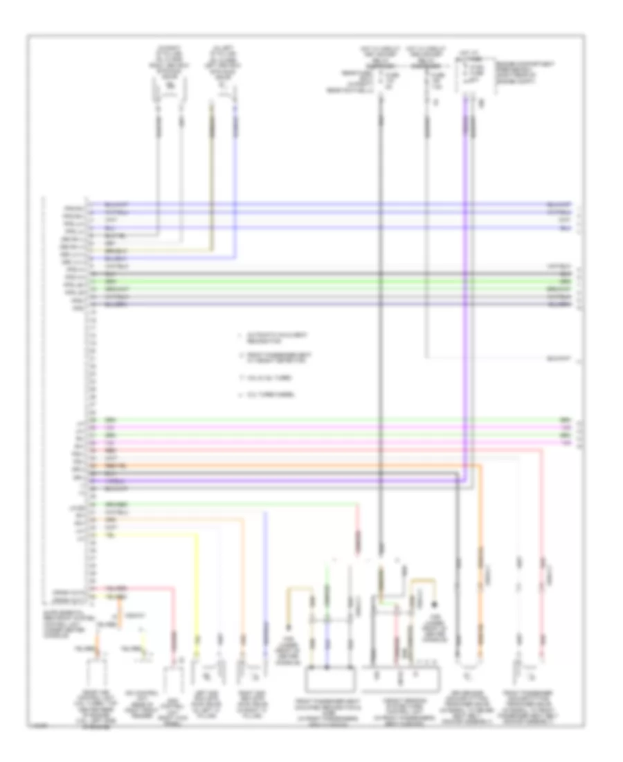 Supplemental Restraint Wiring Diagram 1 of 4 for Mercedes Benz ML350 4Matic 2014