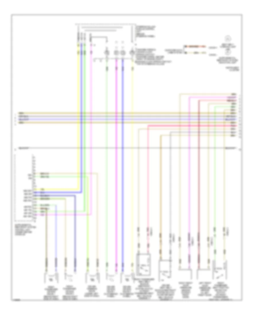 Supplemental Restraint Wiring Diagram (3 of 4) for Mercedes-Benz ML350 4Matic 2014