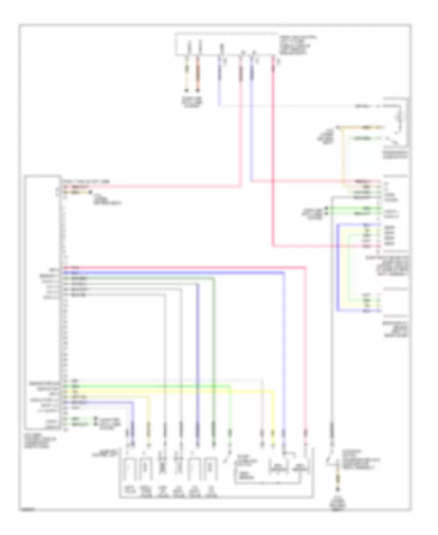 Transmission Wiring Diagram 5 Speed A T for Mercedes Benz C350 4Matic 2007