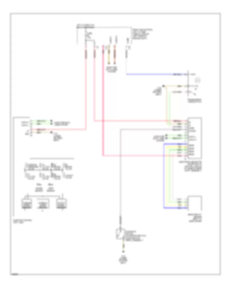 Transmission Wiring Diagram, 7 Speed AT for Mercedes-Benz C350 4Matic 2007