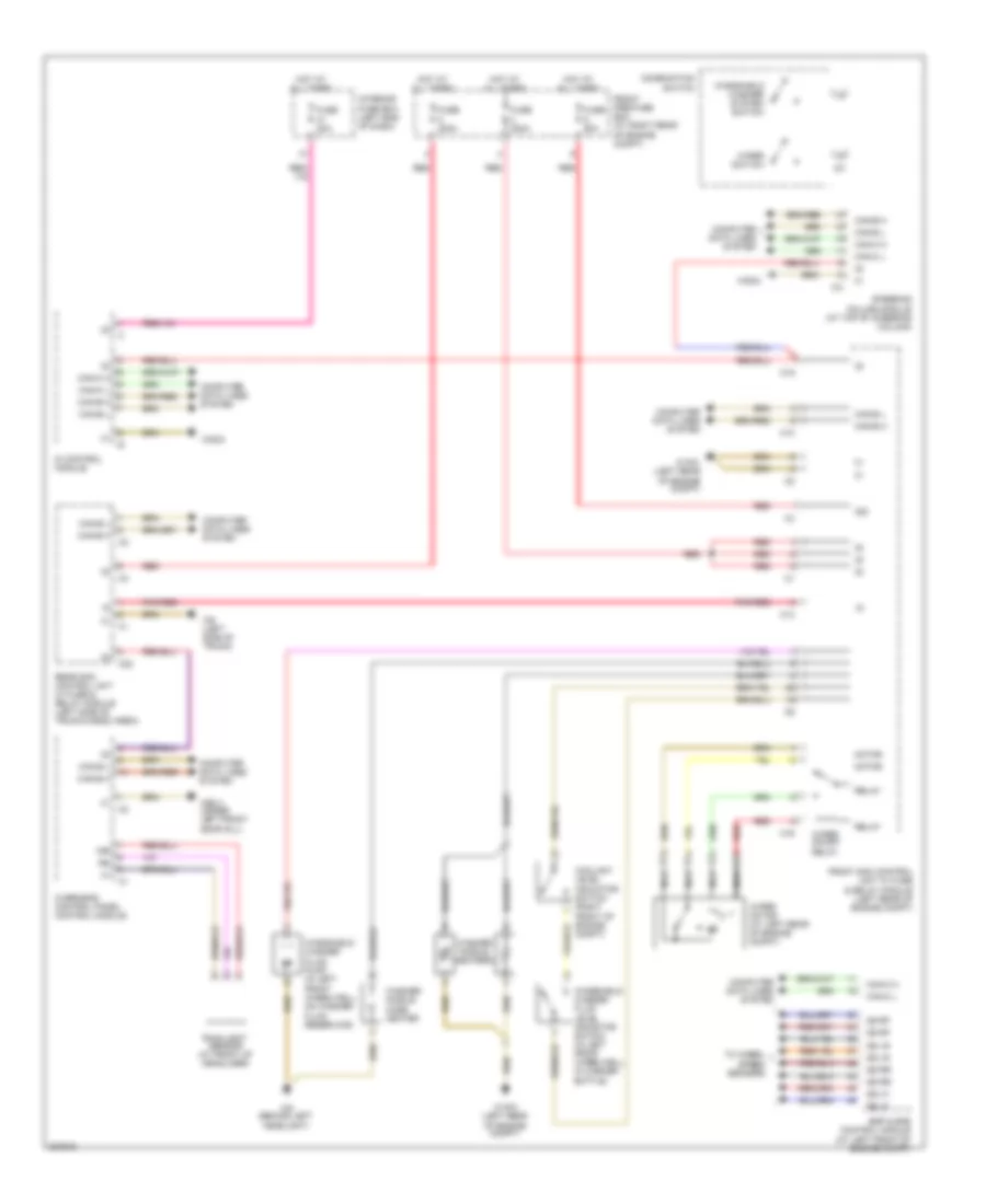 WiperWasher Wiring Diagram, Sedan  Coupe for Mercedes-Benz C350 4Matic 2007
