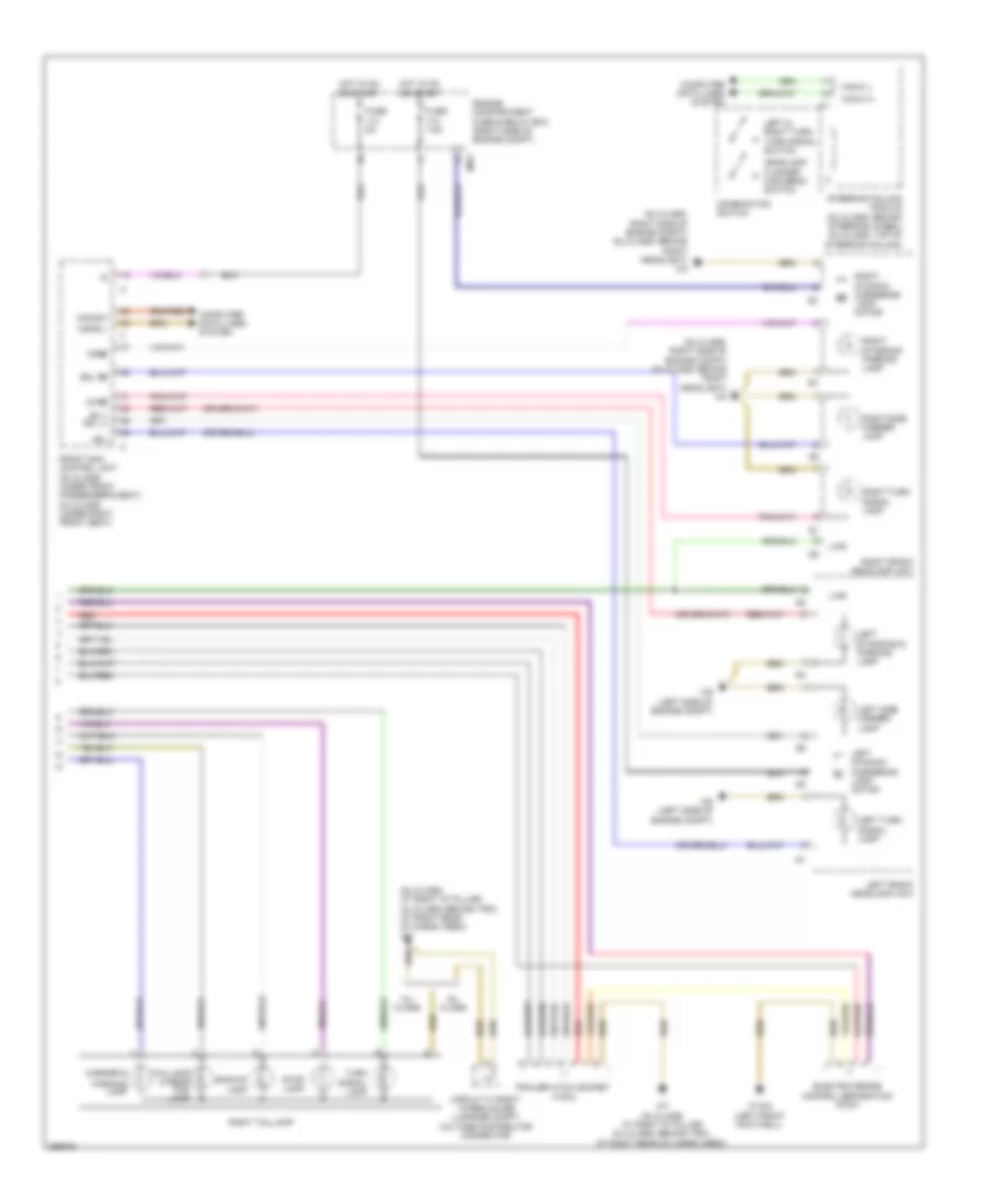 Exterior Lamps Wiring Diagram 2 of 2 for Mercedes Benz ML320 2007