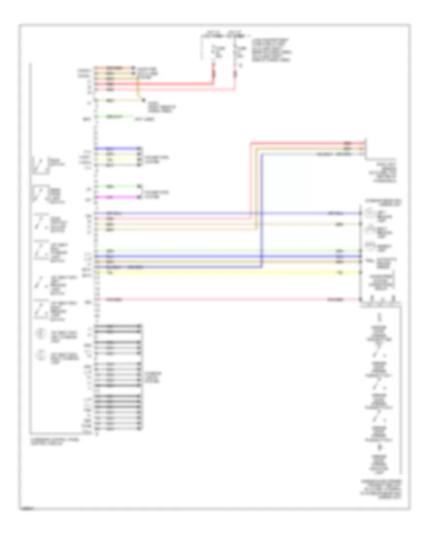 Overhead Console Wiring Diagram for Mercedes Benz ML320 2007