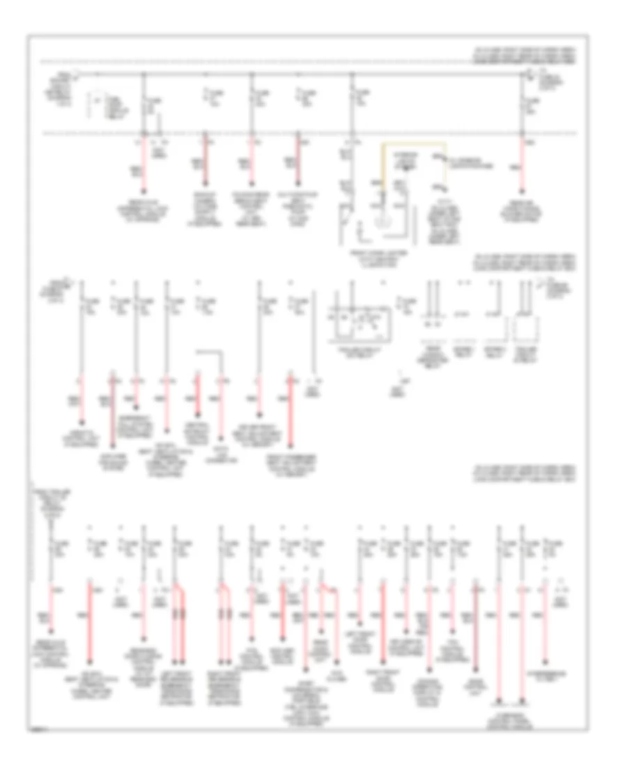 Power Distribution Wiring Diagram 2 of 3 for Mercedes Benz ML320 2007