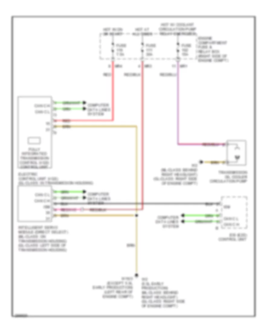 A T Wiring Diagram for Mercedes Benz ML320 2007