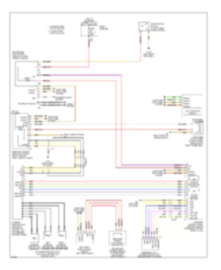 Drive Authorization System Wiring Diagram for Mercedes-Benz CLS550 2012