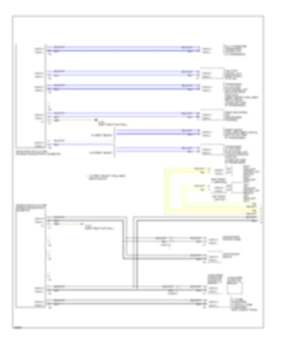 High Low Bus Wiring Diagram 1 of 4 for Mercedes Benz CLS550 2012
