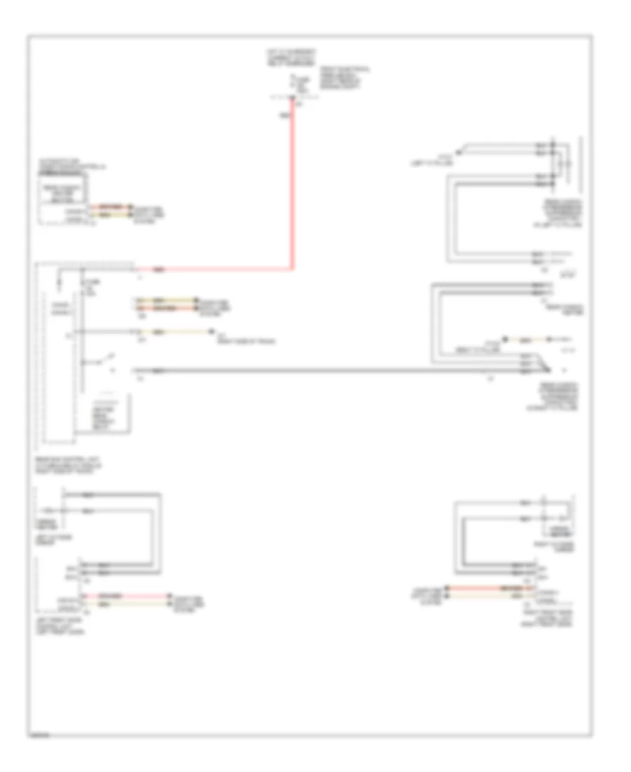 Defoggers Wiring Diagram for Mercedes Benz CLS550 2012