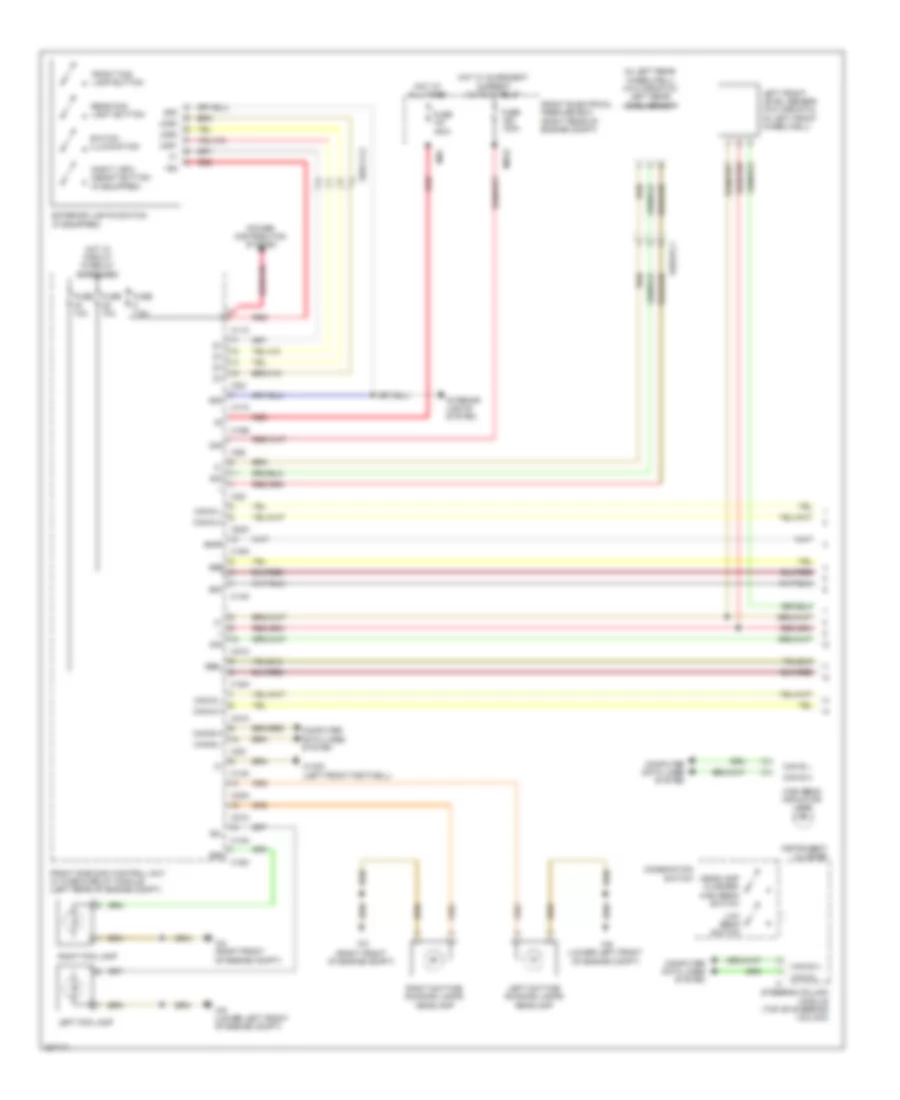 Headlights Wiring Diagram 1 of 3 for Mercedes Benz CLS550 2012