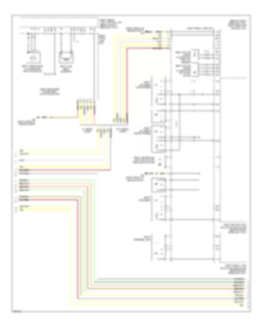 Headlights Wiring Diagram (2 of 3) for Mercedes-Benz CLS550 2012