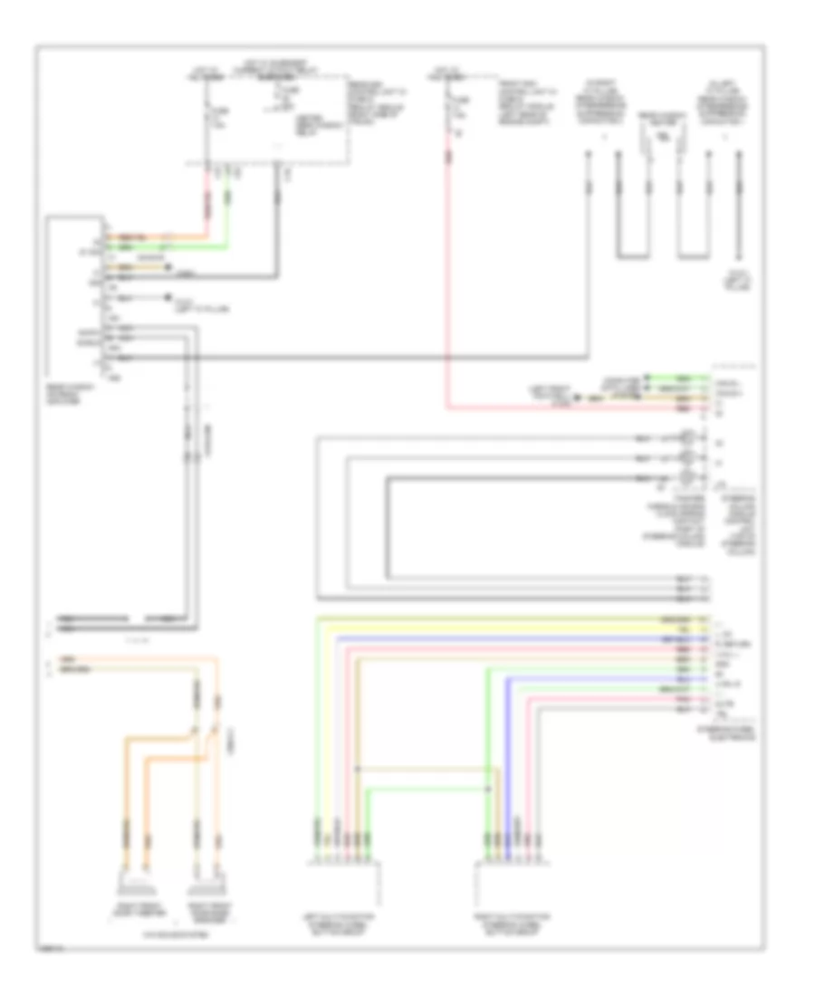 COMAND Actuation Wiring Diagram (3 of 3) for Mercedes-Benz CLS550 2012