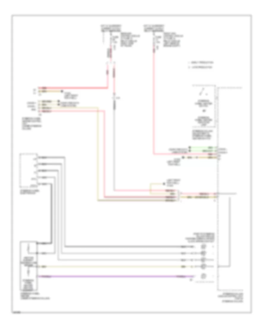 Heated Steering Wheel Wiring Diagram for Mercedes-Benz CLS550 2012
