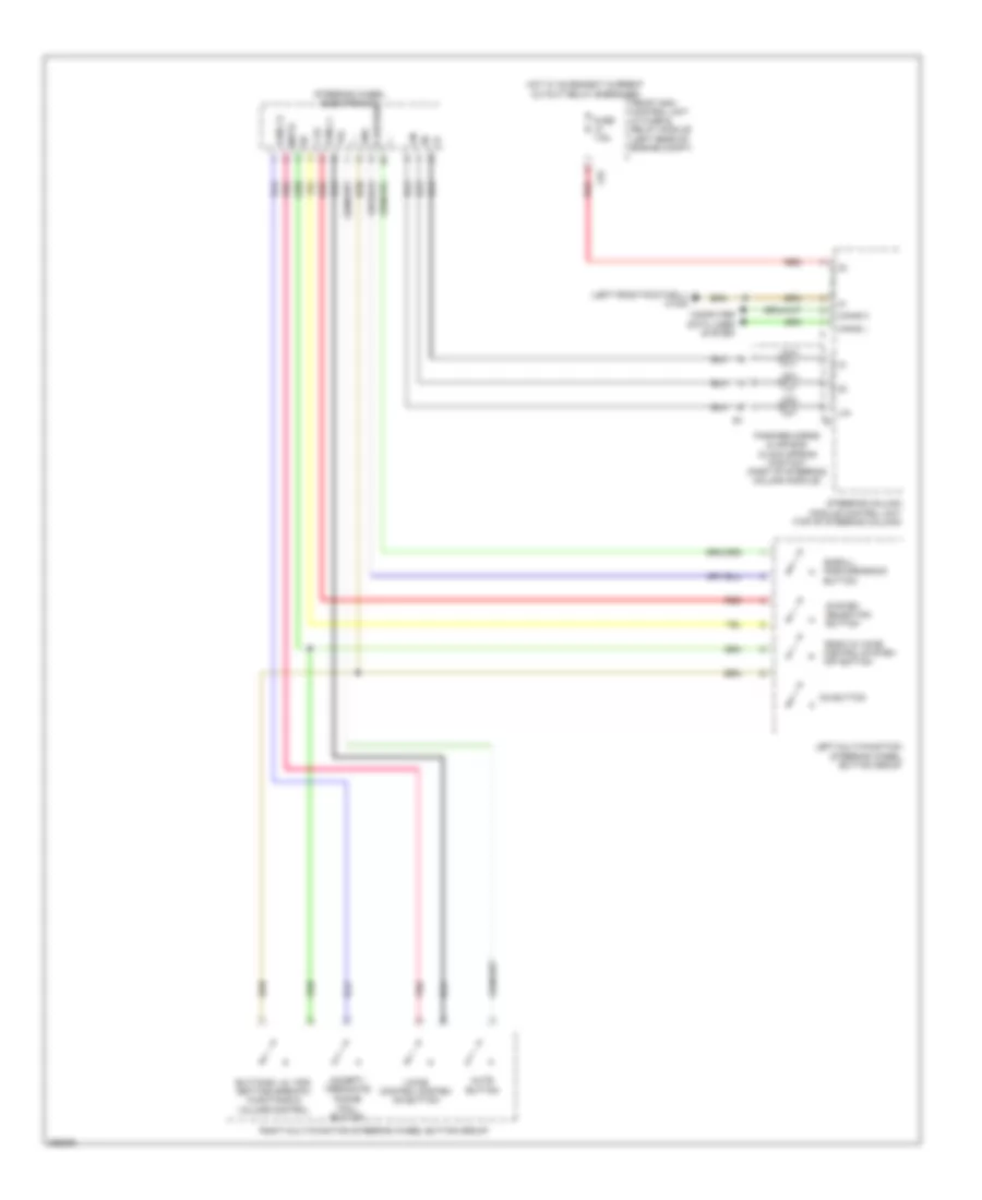 Radio Wiring Diagram (3 of 3) for Mercedes-Benz CLS550 2012