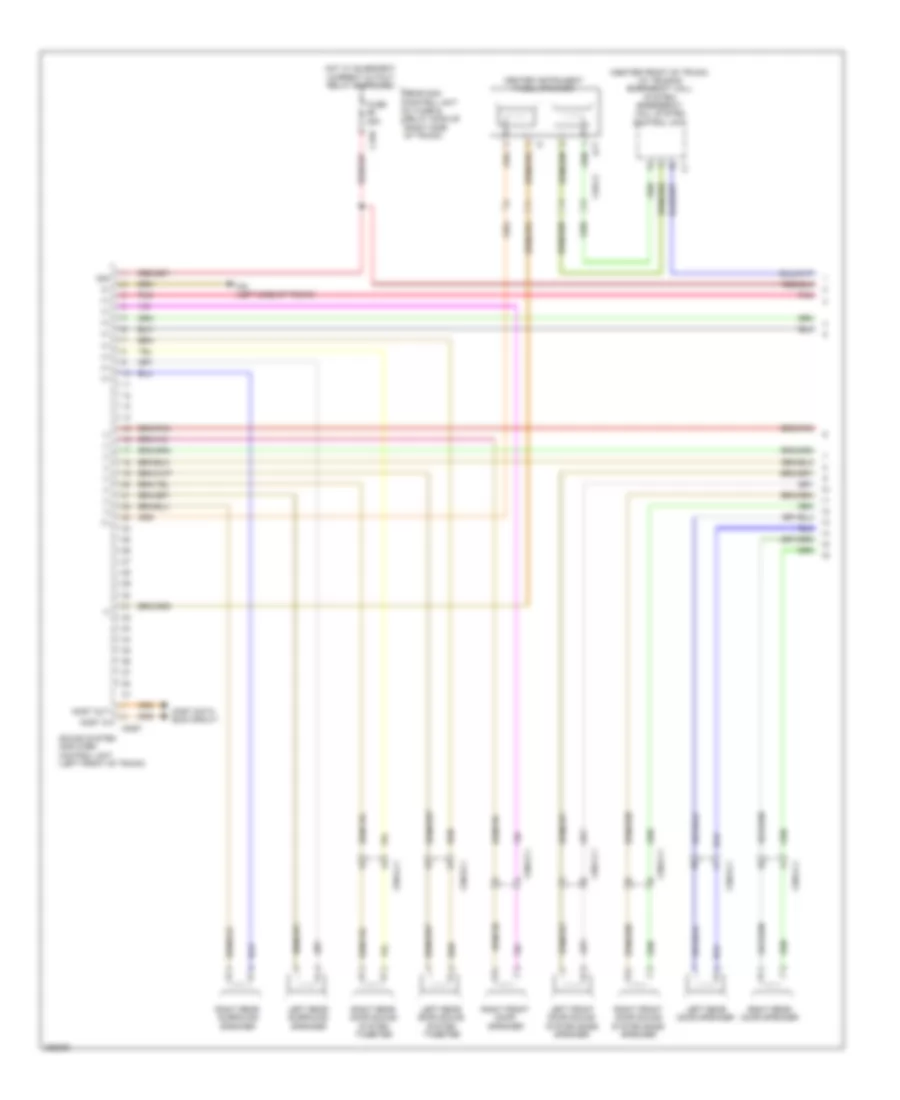 Sound Amplifier Wiring Diagram, with Advanced Sound System (1 of 2) for Mercedes-Benz CLS550 2012