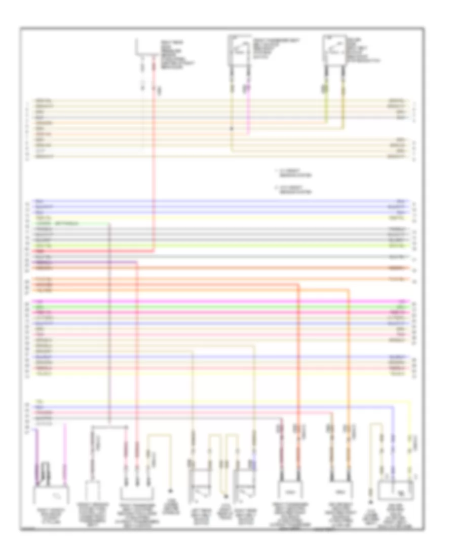 Supplemental Restraint Wiring Diagram 2 of 4 for Mercedes Benz CLS550 2012