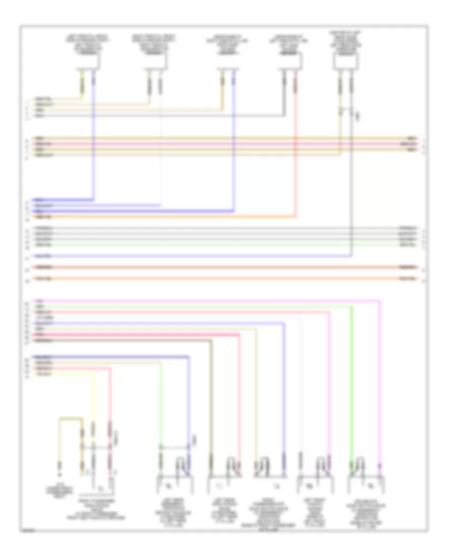 Supplemental Restraint Wiring Diagram (3 of 4) for Mercedes-Benz CLS550 2012