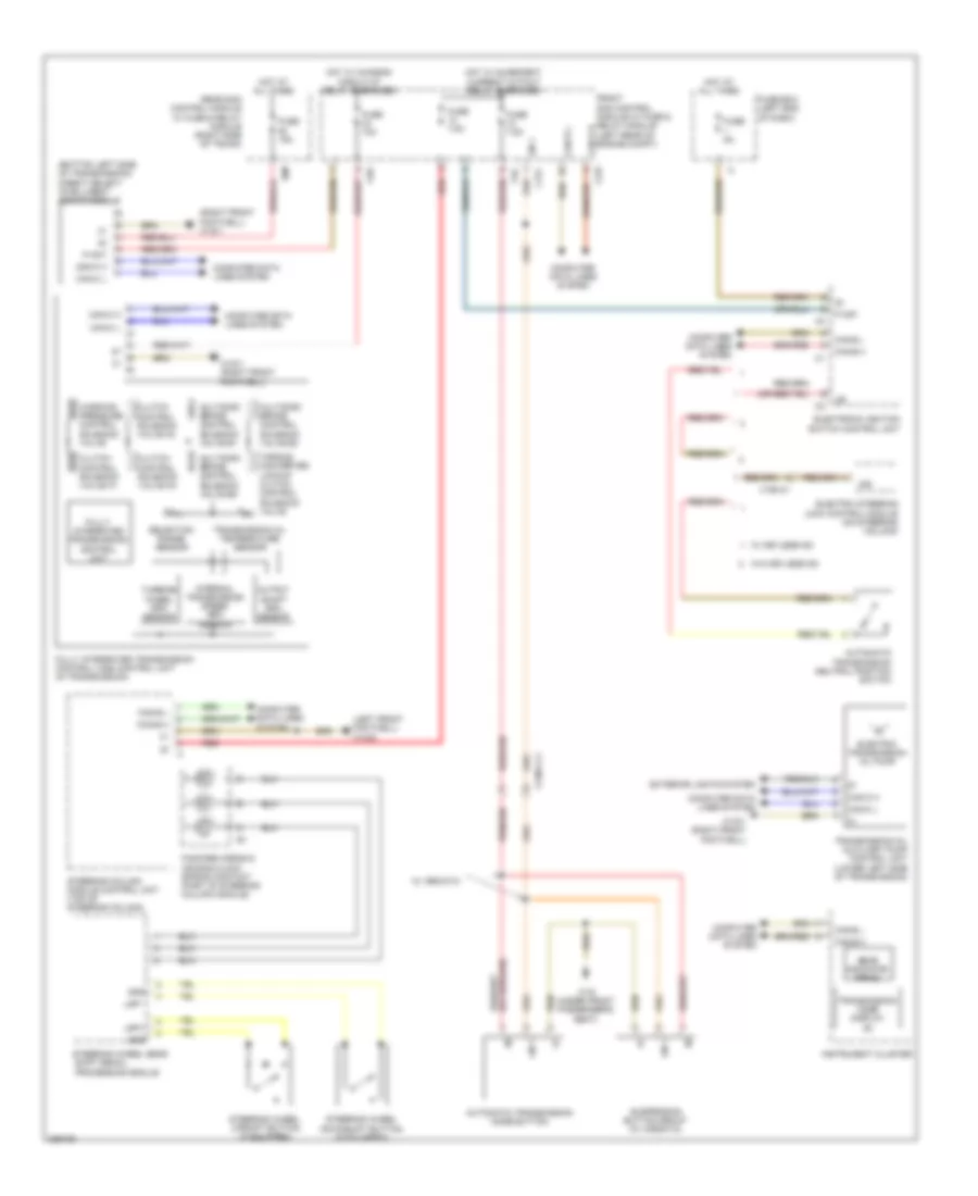 Transmission Wiring Diagram for Mercedes Benz CLS550 2012