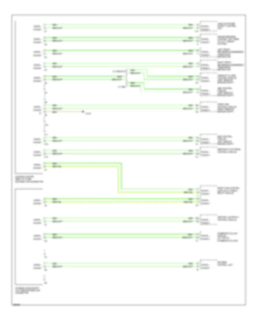 HighLow Bus Wiring Diagram (2 of 4) for Mercedes-Benz S550 4Matic 2008