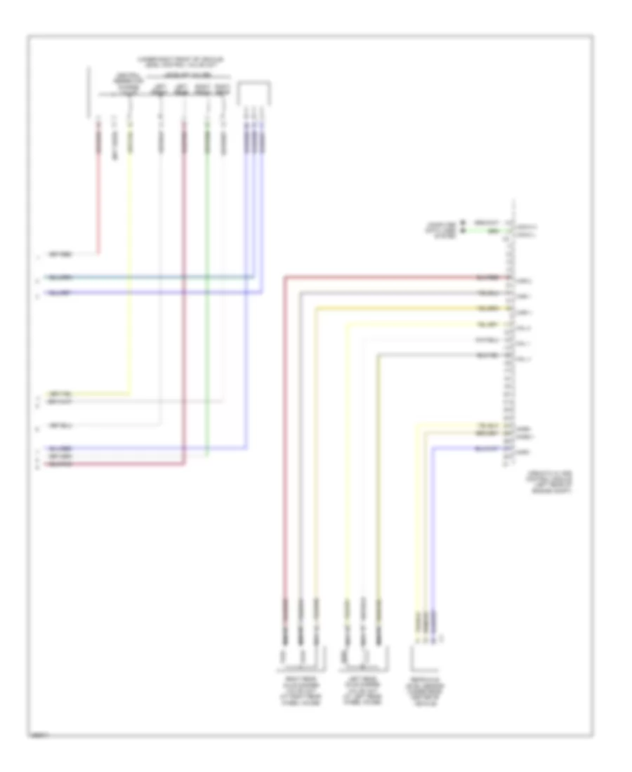 Electronic Suspension Wiring Diagram (2 of 2) for Mercedes-Benz S550 4Matic 2008