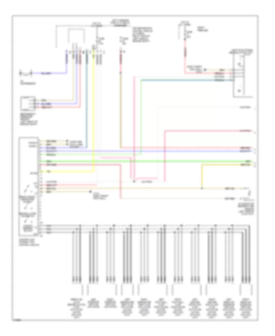 Automatic A C Wiring Diagram 1 of 2 for Mercedes Benz CLS550 2010
