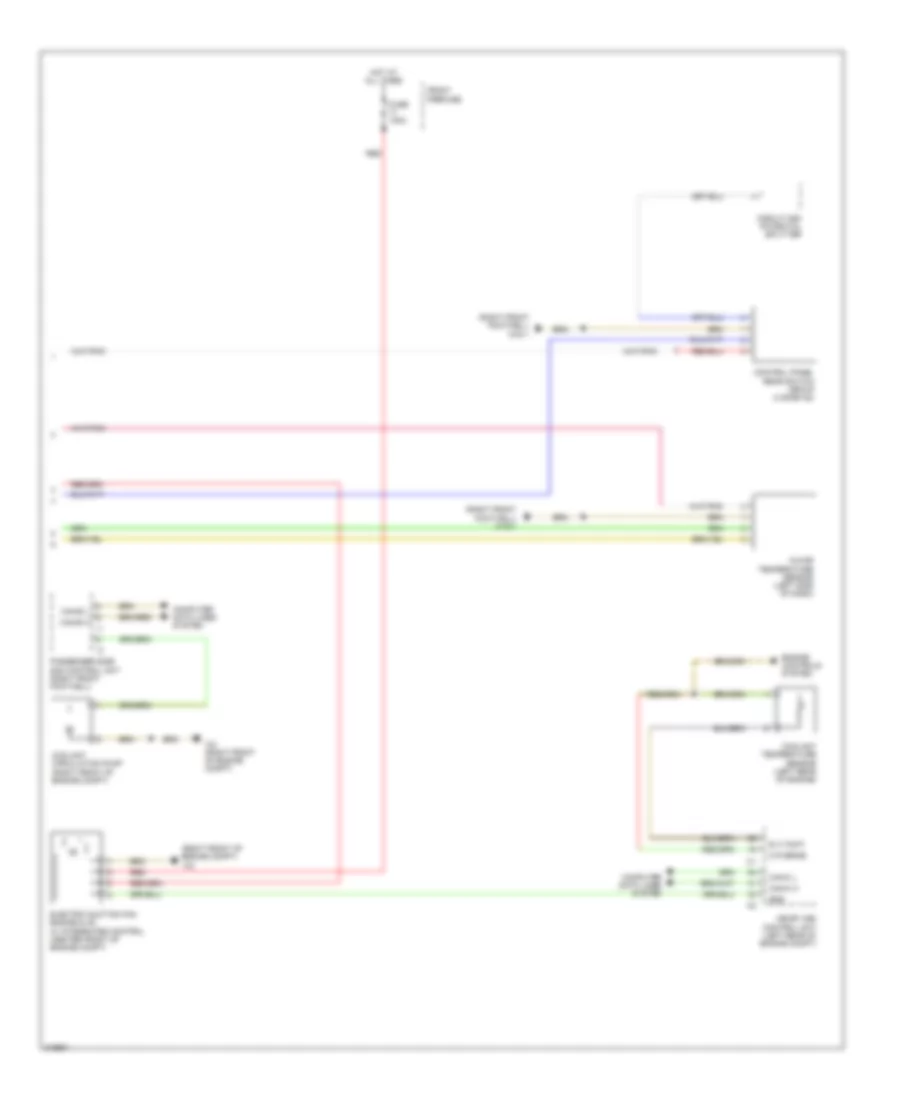 Automatic A C Wiring Diagram 2 of 2 for Mercedes Benz CLS550 2010