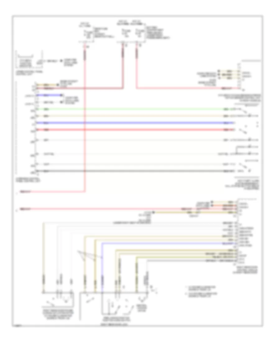 Anti-theft Alarm Wiring Diagram (3 of 3) for Mercedes-Benz ML350 Bluetec 4Matic 2014