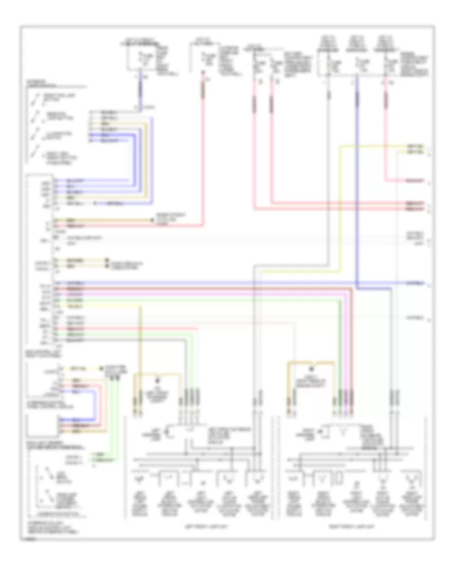 Headlights Wiring Diagram with Xenon Lamps 1 of 2 for Mercedes Benz ML350 Bluetec 4Matic 2014